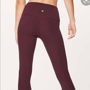 Lululemon Align 25” Pants Wine